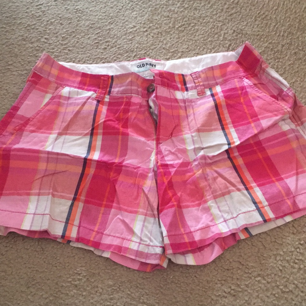 Old Navy Plaid Shorts.